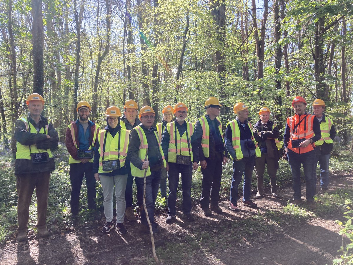 The first of our @teagasc Marteloscope Forest Management Workshops took place today. Great insights, interaction and discussions. All four workshops are fully booked, showing the great interest in close-to-nature #forest management 🌳🌲🌳🌲