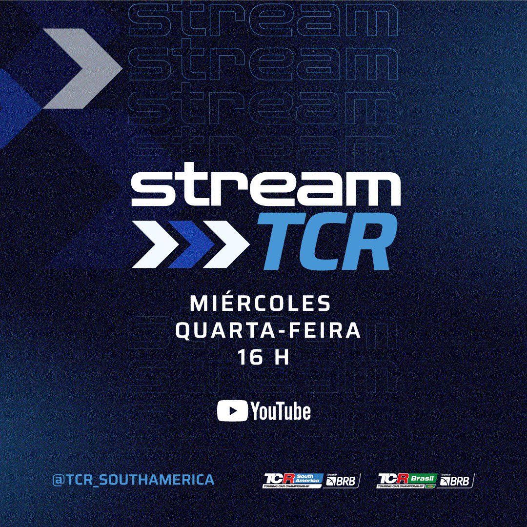 Mañana tenemos una nueva edición de #StreamTCR 🙌🏻

Todo lo que dejó la fecha del TCR World Tour, TCR Europe y como les fue a los sudamericanos 🇦🇷🇺🇾. 

No te lo pierdas!!! 💥 

'Amanhã, às 16h, teremos uma nova edição do #StreamTCR 🙌🏻

Tudo o que aconteceu na etapa do FIA TCR