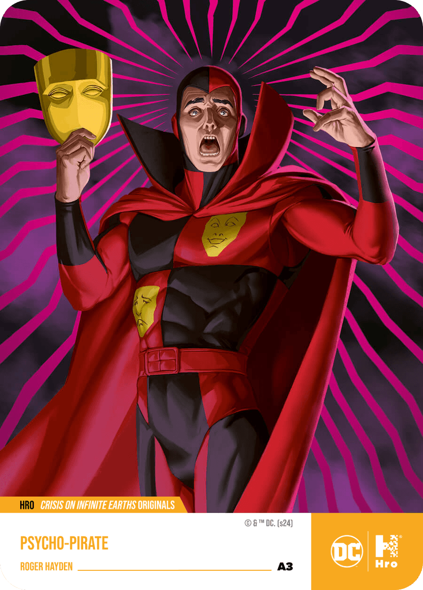 Crisis on Infinite Earths Originals Hro Psycho-Pirate (mint #A3), just minted on #Hro

Congratulations to: immutascan.io/address/0x0070…

ℹ️ More information: immutascan.io/tx/293654223