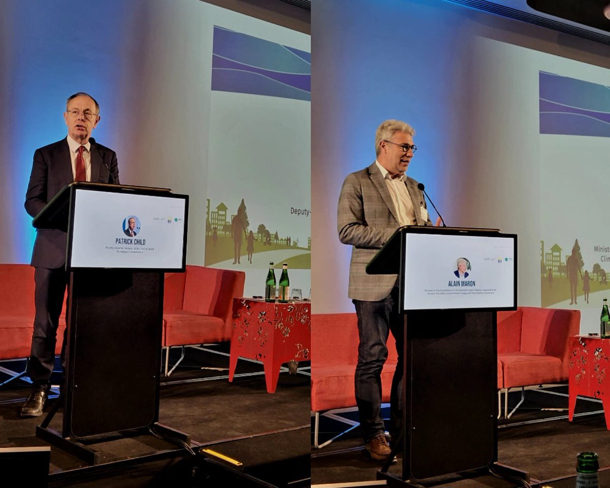 Great to share a platform with Minister Alain Maron to celebrate the Belgian presidency successes on improving air quality in EU cities.