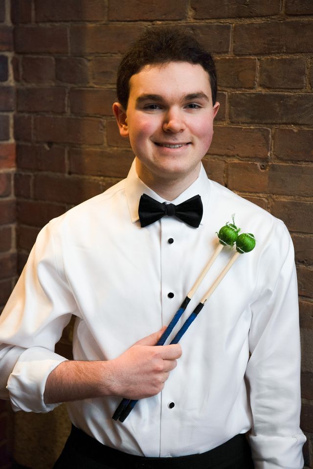 Eli Gold is a percussionist from West Simsbury, CT; he earned 2nd place prize in this year's Young Artist Solo Competition after his outstanding final round. He will join the band in concert to perform, side-by-side, March from Symphonic Metamorphosis by Hindemith. #usn #navyband