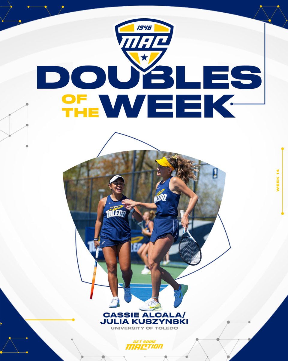 Rockets Sweep Weekly Women’s Tennis Honors! 🚀🎾 @ToledoWTennis | #MACtion