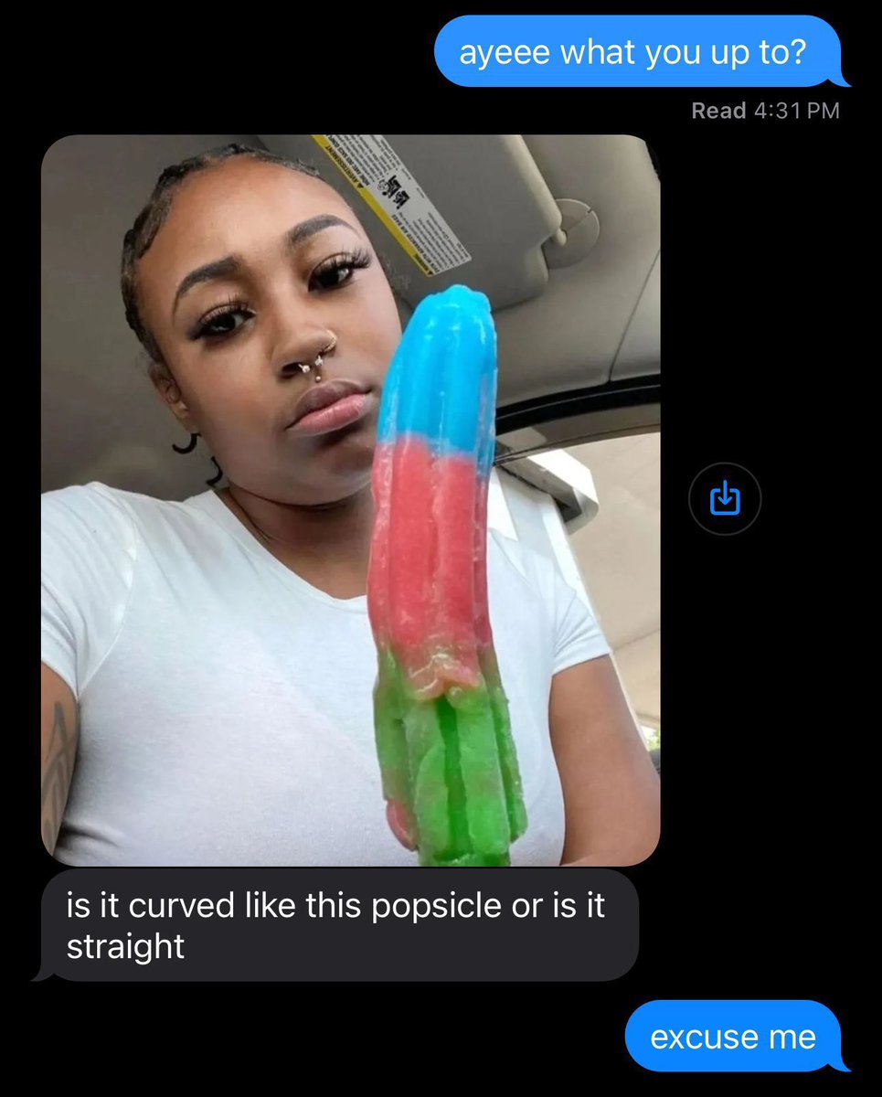 she got straight to the point😭