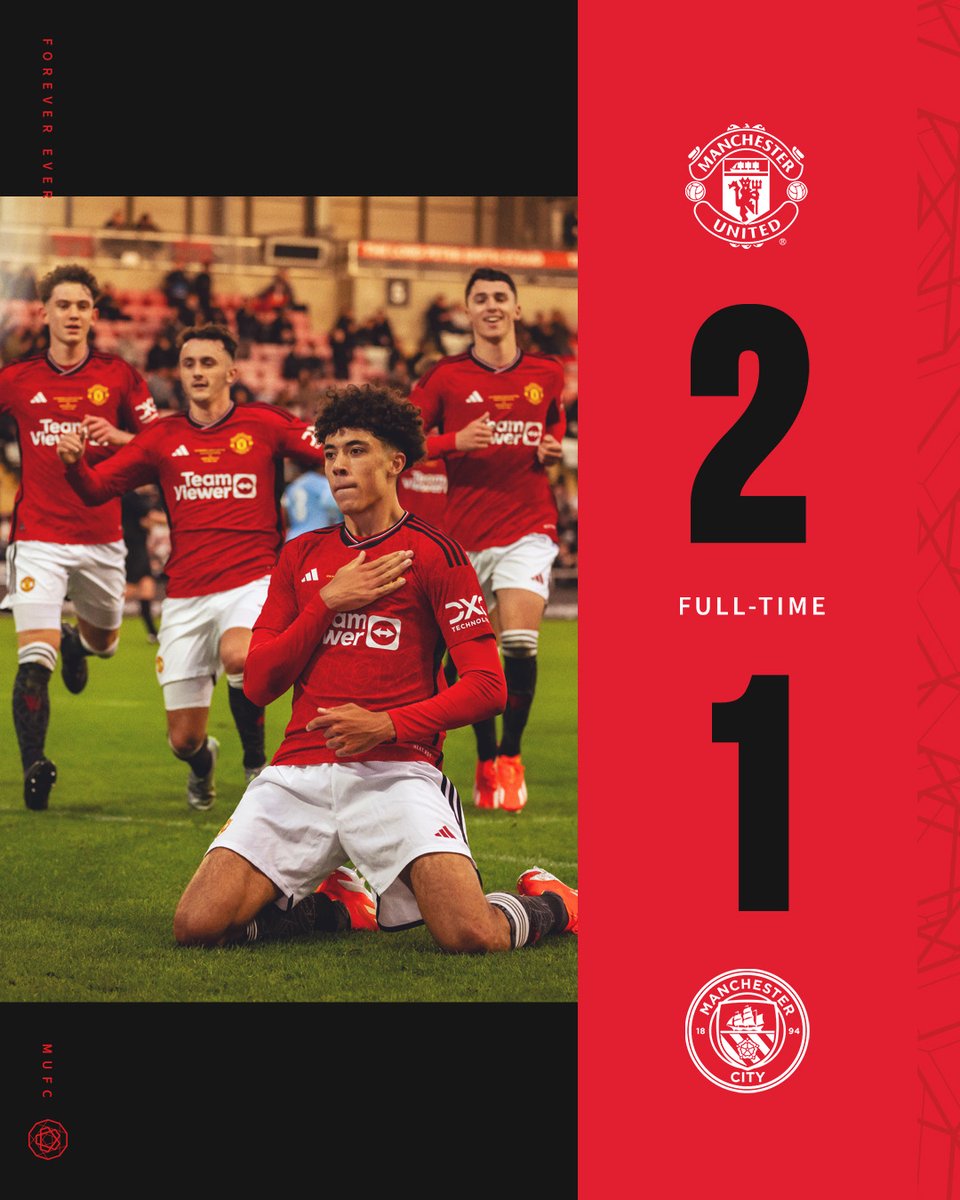 YES, REDS! 😍

Our U18s secure victory in the #U18PLCup 🏆

#MUFC || #MUAcademy