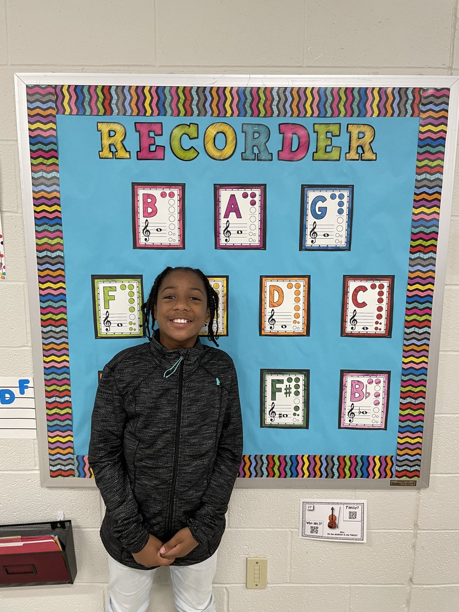 candice_ammons's tweet photo. Congratulations to Hannah Johnson for earning her Recorder Karate Black Belt!  #TaraO https://t.co/brTRNeVp2n