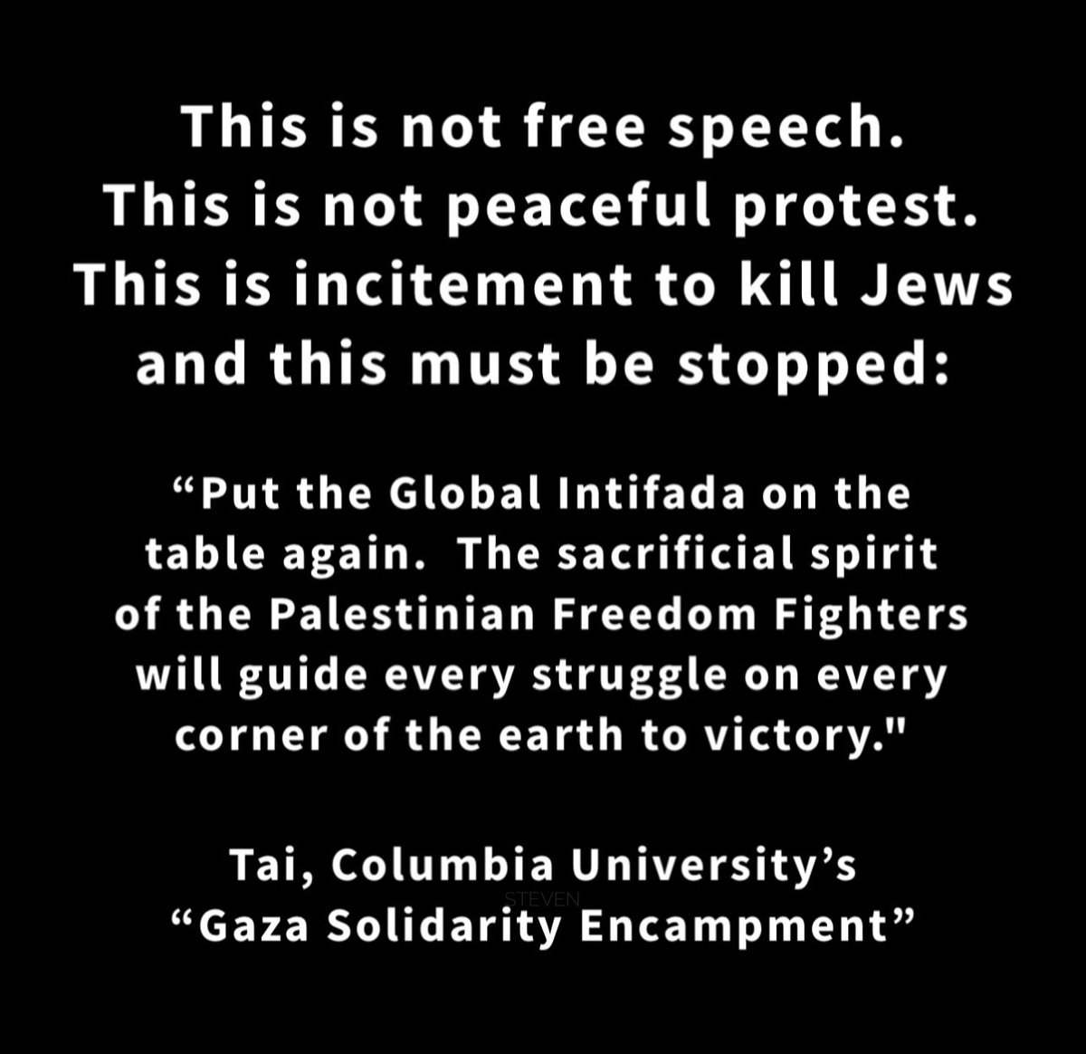 #JewishSafety #FailColumbia #ResignShafik