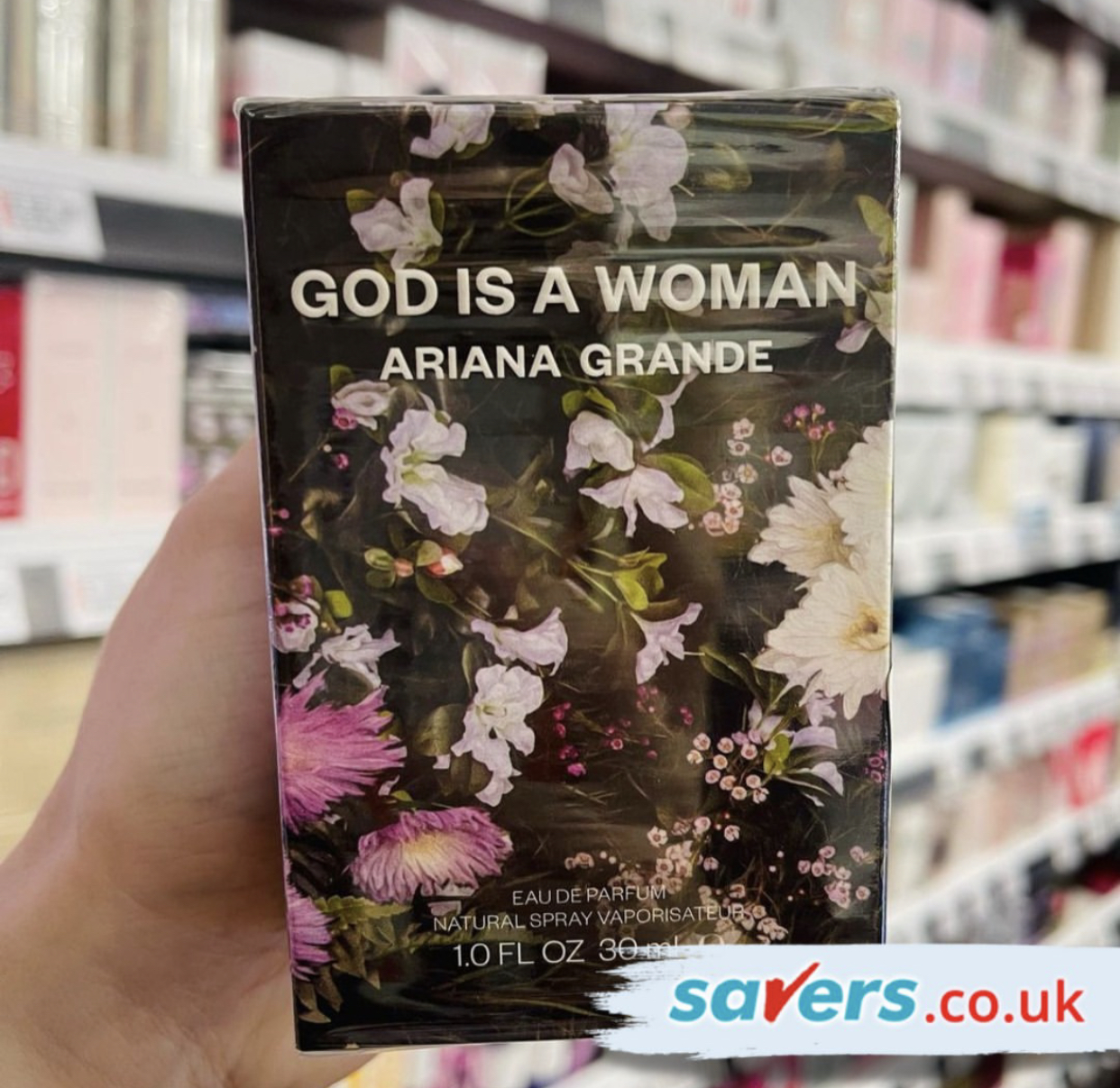 Galleries Bristol on X Sweet yet powerful The beautiful Arian Grande fragrance s R.E.M and God Is A Woman is now available at SaversHB https t vdVPycbUAd X