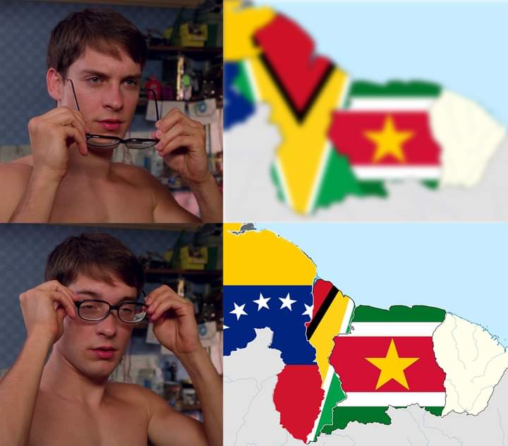 JaVid7Ferr's tweet image. #WrongMap Stop lying 🤡 Here is the real map that they don&apos;t want to let you see. Let everyone in the world know, this is Guyana, a country that usurps, loots, steals and destroys territories of Suriname 🇸🇷 and Venezuela 🇻🇪 @AntroCanal @EsequiboOficial @SurinameCentral