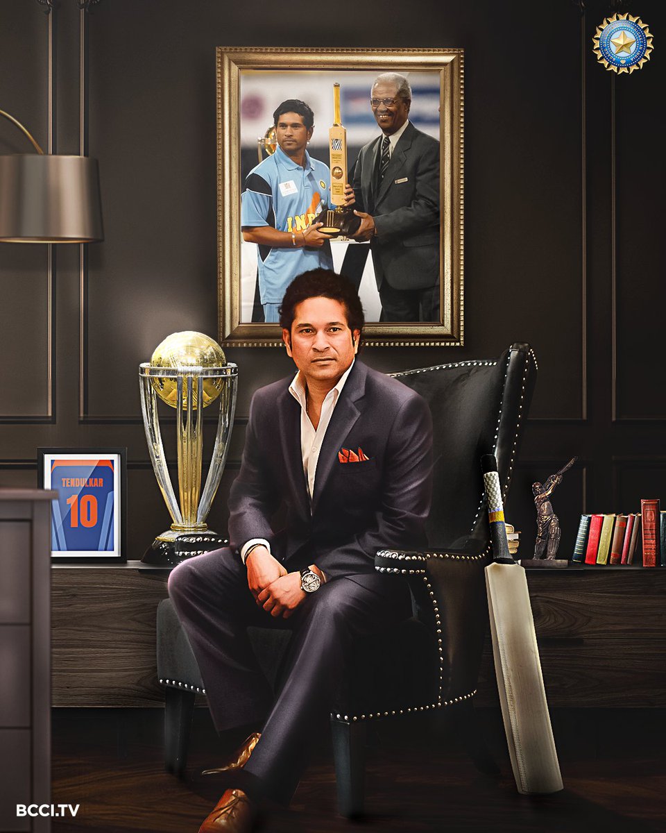 6⃣6⃣4⃣ intl. matches 👍
3⃣4⃣,3⃣5⃣7⃣ intl. runs 🙌
2⃣0⃣1⃣ intl. wickets 👌
2⃣0⃣1⃣1⃣ World Cup-winner 🏆

The only cricketer to score 💯 intl. hundreds 🫡

Here's wishing the legendary @sachin_rt a very Happy Birthday! 🎂👏

#TeamIndia