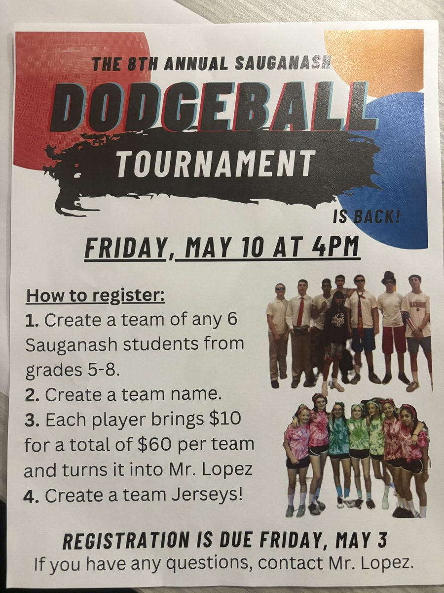 Coach_Dan_Lopez's tweet photo. Our tradition is back this year @SauganashCPS! This time we have a brand new gym to find out who will be the 8th annual champion! Team Registration will be due next Friday the 3rd! https://t.co/88SVrhPqc8