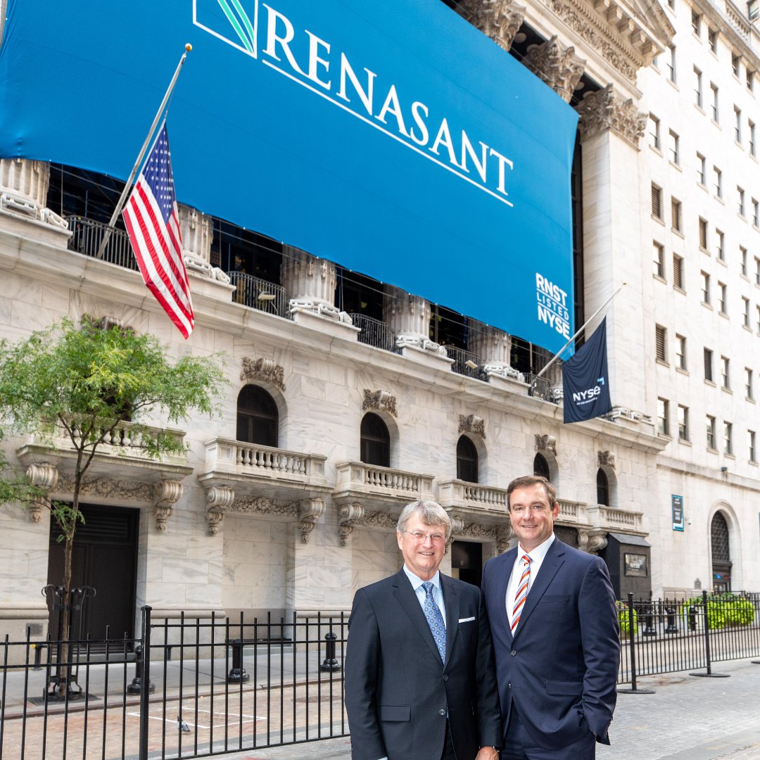 Renasant Announces Leadership Transition - Kevin Chapman to become CEO of Renasant effective May 2025. Read the official press release here - trst.in/d6pXaU.