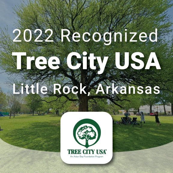 🌳 We're thrilled to announce that Little Rock has been named a 2023 Tree City USA! 🌳 This recognition reflects our dedication to preserving our urban forest and promoting environmental stewardship.