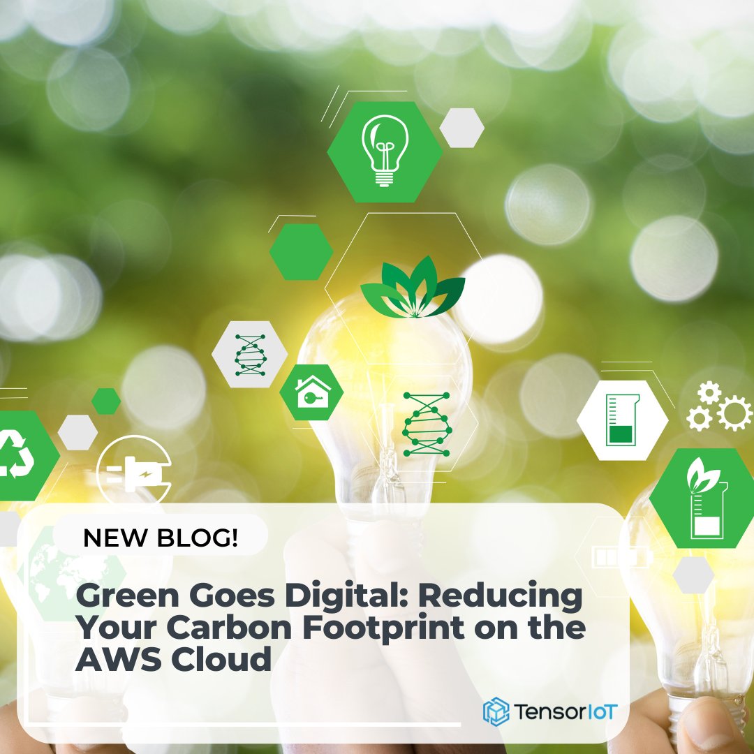 April 22nd was Earth Day, and as we celebrated this important day dedicated to environmental protection and sustainability. Check out our new blog to learn more about the powerful sustainability benefits offered by AWS and TensorIoT! ow.ly/VQ8U50RmCu1