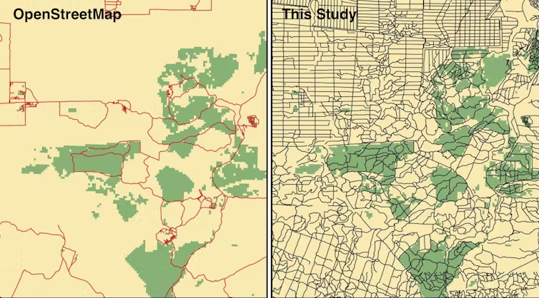 Forget just ghost cities: New study finds vast numbers of illegal ‘ghost roads’ used to crack open pristine rainforest Article in @ConversationUK: theconversation.com/roads-of-destr… Article in @Nature: nature.com/articles/s4158…