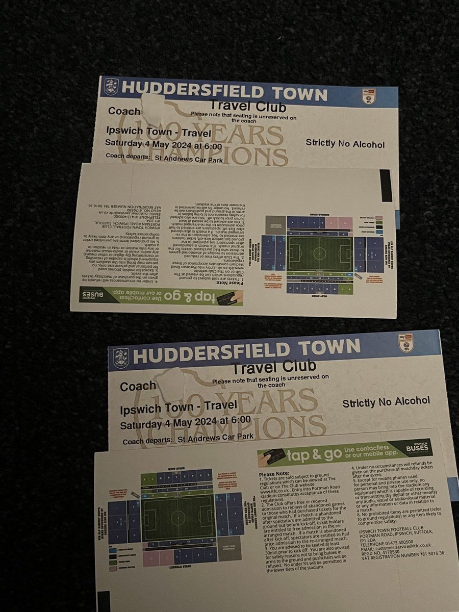 Relegation is not mathematically confirmed but it’s very likely it will be our last away match as a C’ship club. Feel like it’s going to be too much of a tall order to stay up now. However, I’ll be really looking forward to purchasing my ticket to the first L1 away day 😂. #htafc