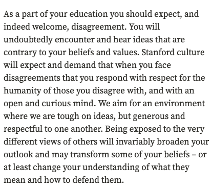 Newly admitted @Stanford undergrads were just told this by the university's president and provost. Professors should add it to their syllabi. news.stanford.edu/report/2024/04…