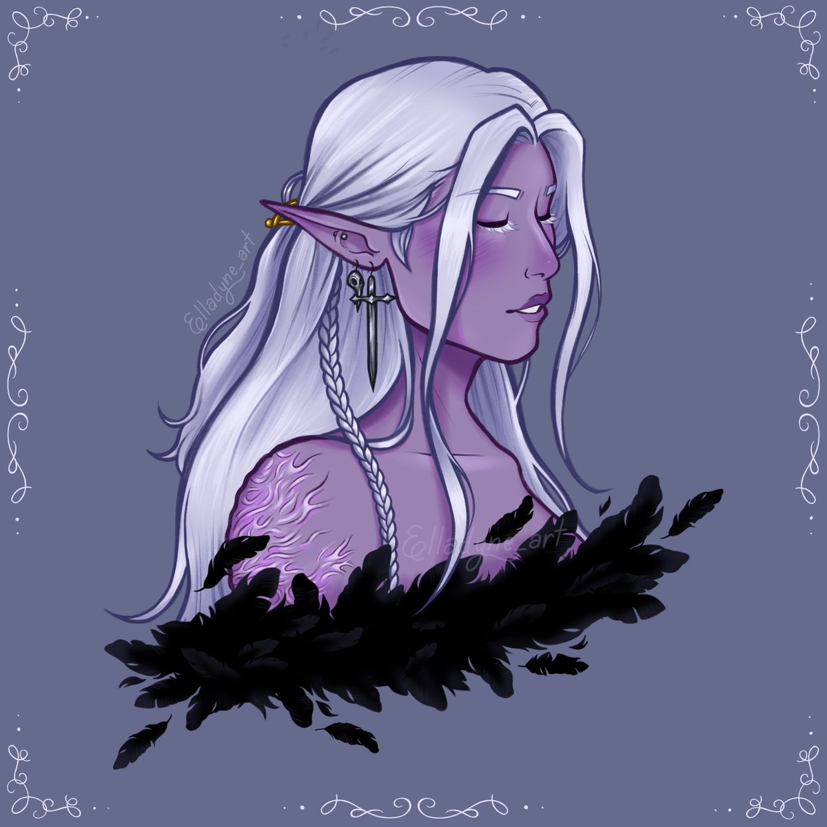 Bonus art of my barbarian/rogue, Gwen! Thank you all for 200 likes on the last piece I did of her!😭 I'm considering doing both of these drawings as commission options in the future... Would any of you be interested? 💜🗡️
#dndoc #dndart #DnDcharacter #dndcharacterart #commissions