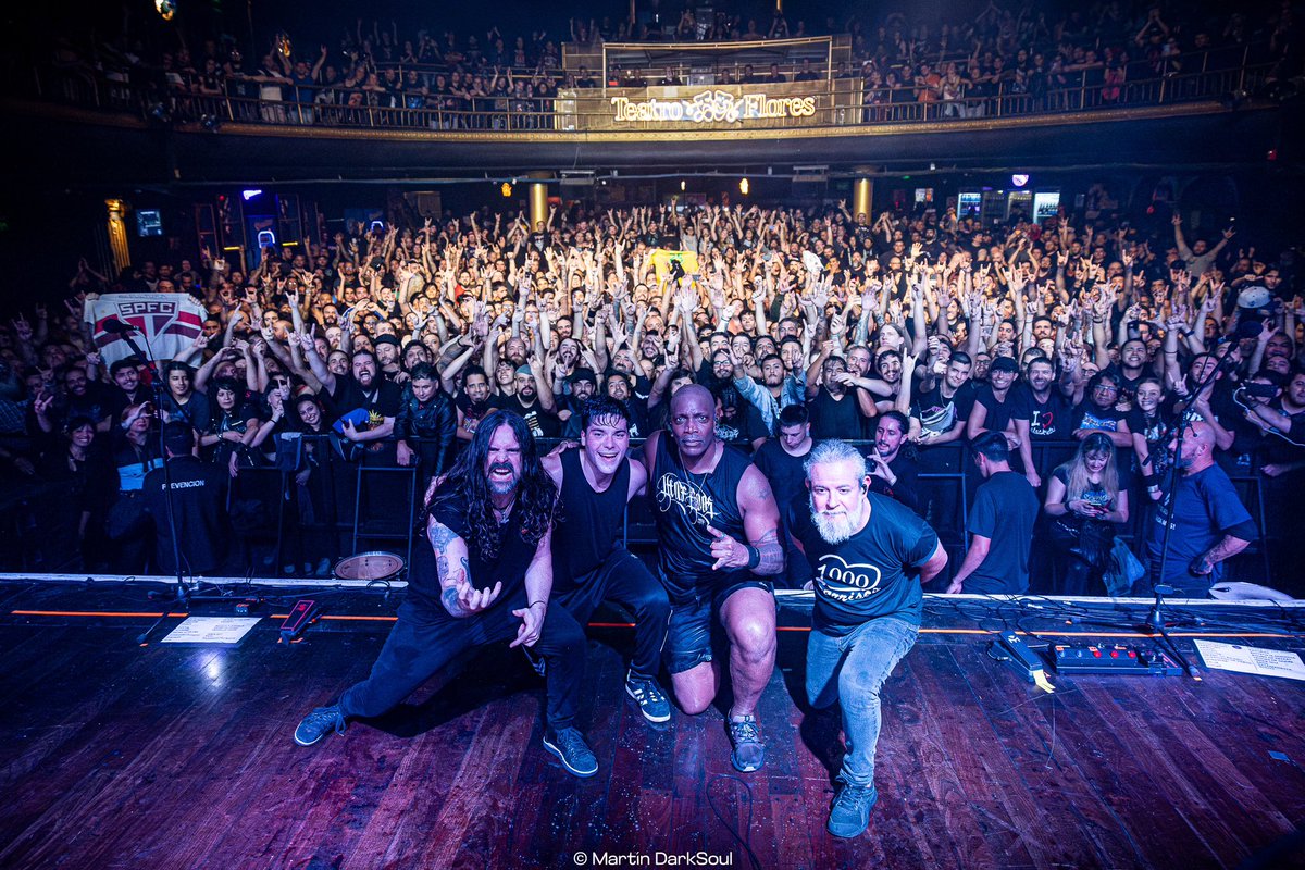Thank 🫵YOU🫵, Latin America Sepulnation 🤘 Buenos Aires🇦🇷, thank you for closing out this as part of an amazing one-two punch with Montevideo🇺🇾! If you saw one of these shows, what was your favourite part? 📷: Martin DarkSoul