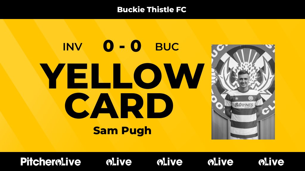 73': Sam Pugh is yellow carded for Buckie Thistle FC #INVBUC #Pitchero buckiethistlefc.co.uk/teams/210648/m…