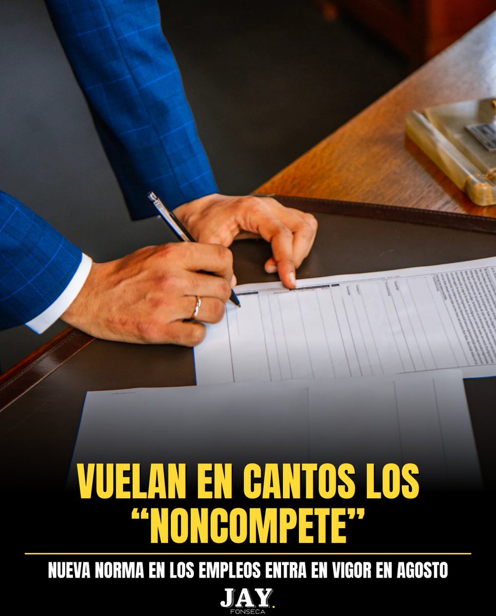 🚨La Comisión Federal de Comercio prohibió hoy martes a los empleadores utilizar contratos de no competencia para impedir que la mayoría de los trabajadores se unan a empresas rivales, logrando un objetivo político que es popular entre los trabajadores pero que enfrenta un…