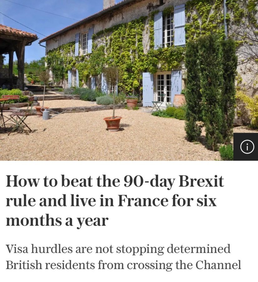 The Telegraph who hate illegal immigrants, advising Brits how to be illegal immigrants.