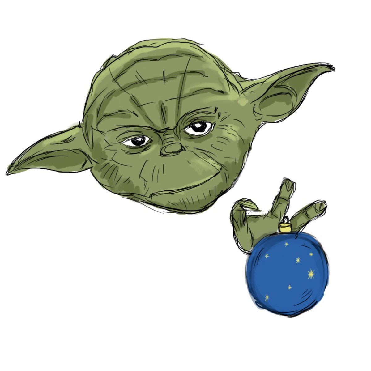 «Йода завжди святкує Різдво», думка, про те що старий, який за своє довге життя побачив різне гімно, але не дивлячись ні нащо, кожного року святкує Різдво (ну або Пасху) у далекій далекій галактиці… А ще й напевно підспівує тихенько, поки готує собі вечерю, і навряд чи