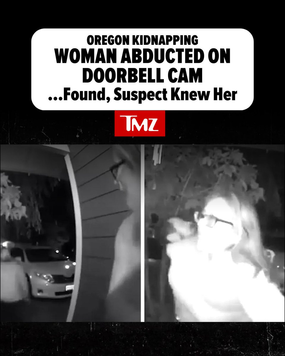 A woman got kidnapped in Oregon over the weekend in the middle of the night -- all of which was captured on a doorbell camera! Check out the footage 👉 tmz.me/5i5VWey