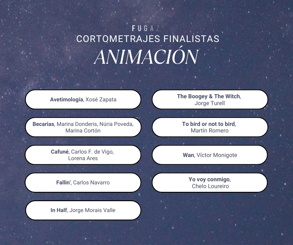 Las noticias buenas no paran: ✨ Somos finalistas a mejor cortometraje de animación en los @CortoEspana con TO BIRD OR NOT TO BIRD ✨ 🐦 ¡Enhorabuena a todos los compañer@s!