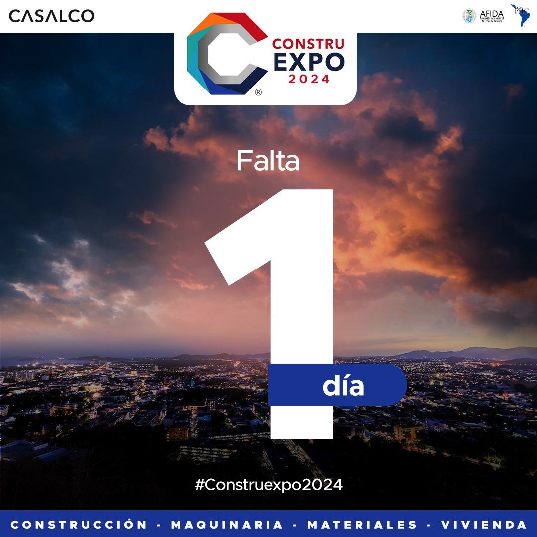 ¡La emoción está en el aire! ¡Solo falta un día para Construexpo 2024! 📷
#construexpo #solucionesarquitectonicas #bioconstruccion #construccion #construccionsustentable #construccionsostenible #construccióncivil #arquitectura #casas #condominio #obras #arq #apartamentos