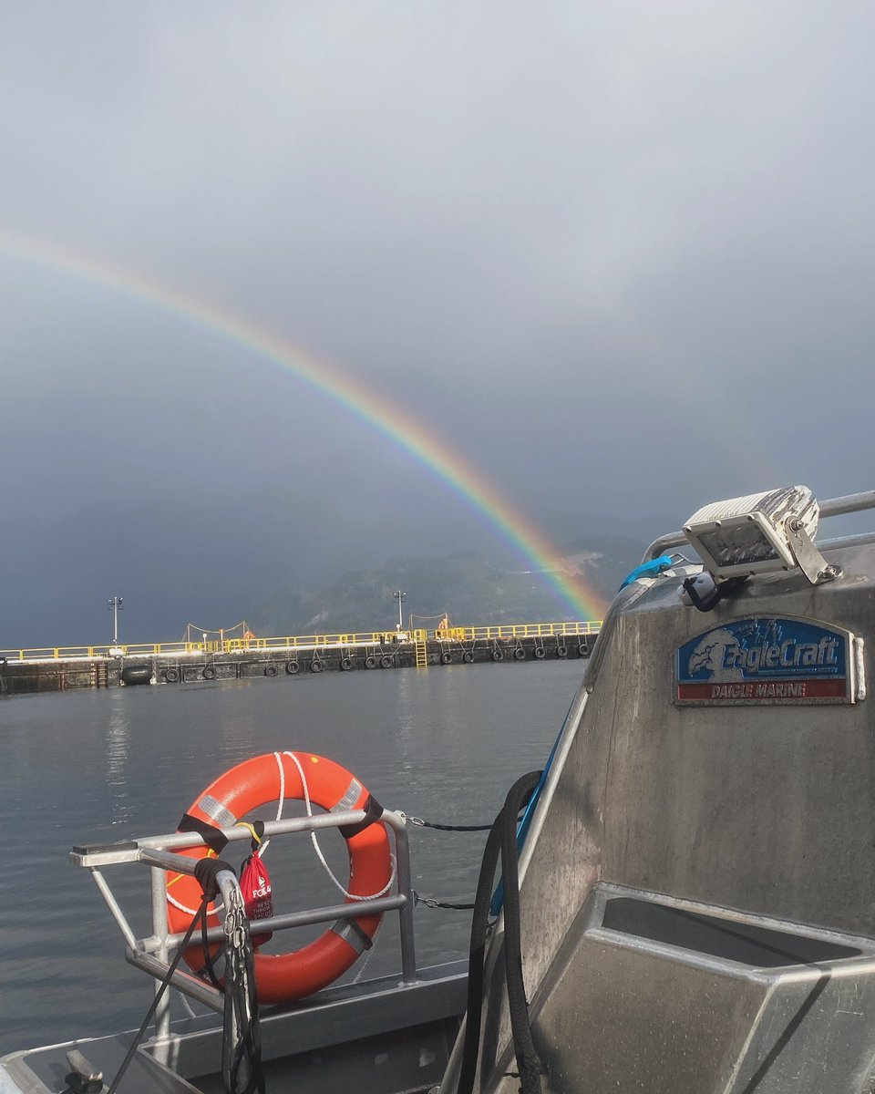 Somewhere over the rainbow…..is a #TeamBCML boat! What a great shot taken by our team member Mike! #beautiful #rainbow #squamish #boating #onthewater