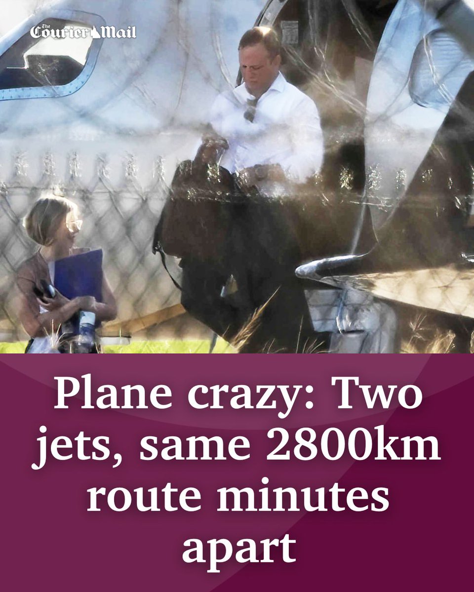 MILES HIGH CLUB: Taxpayers have shelled out for two jets to fly the Premier, Police Minister and the new Police Commissioner on identical routes across the state within minutes of each other. bit.ly/3vXqRGa
