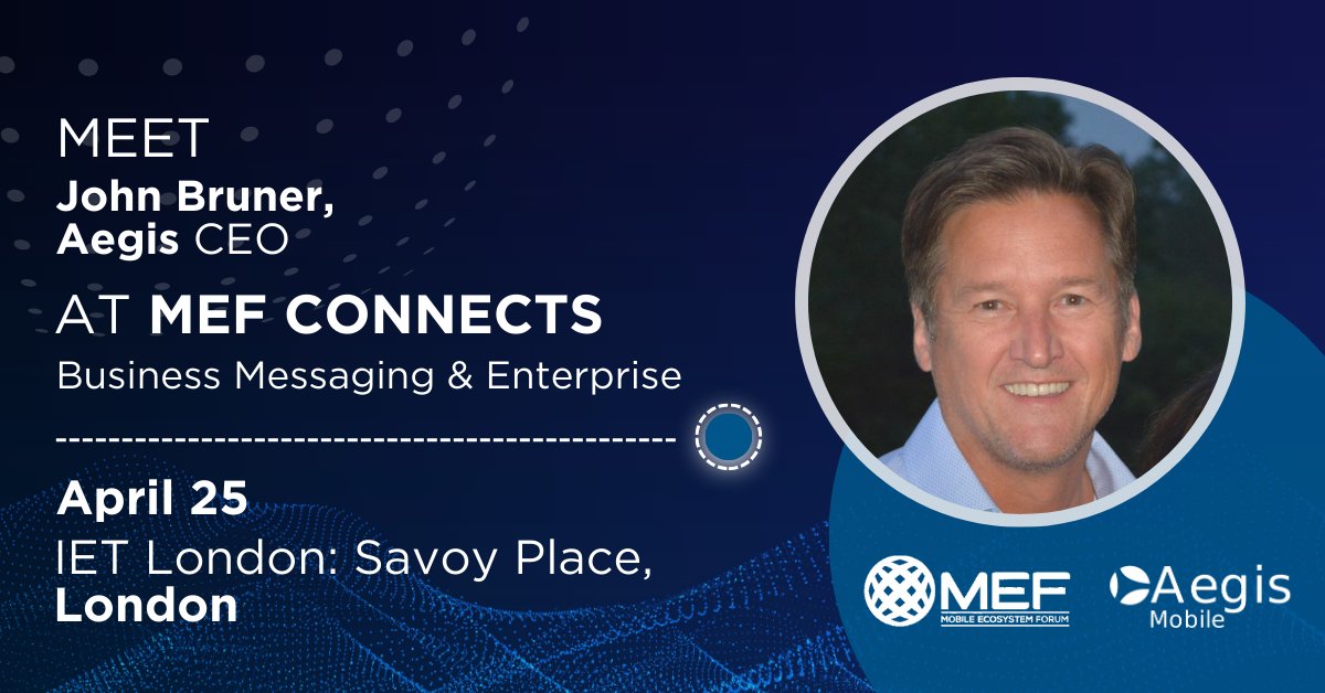 🔔 Reminder: @MEF Connects is almost here! Catch our CEO, John Bruner, as he speaks on combating fraud with the Known Sender concept. As Silver Sponsors, we're thrilled to bring our vision of #DigitalProtection to London.
#MEFConnects