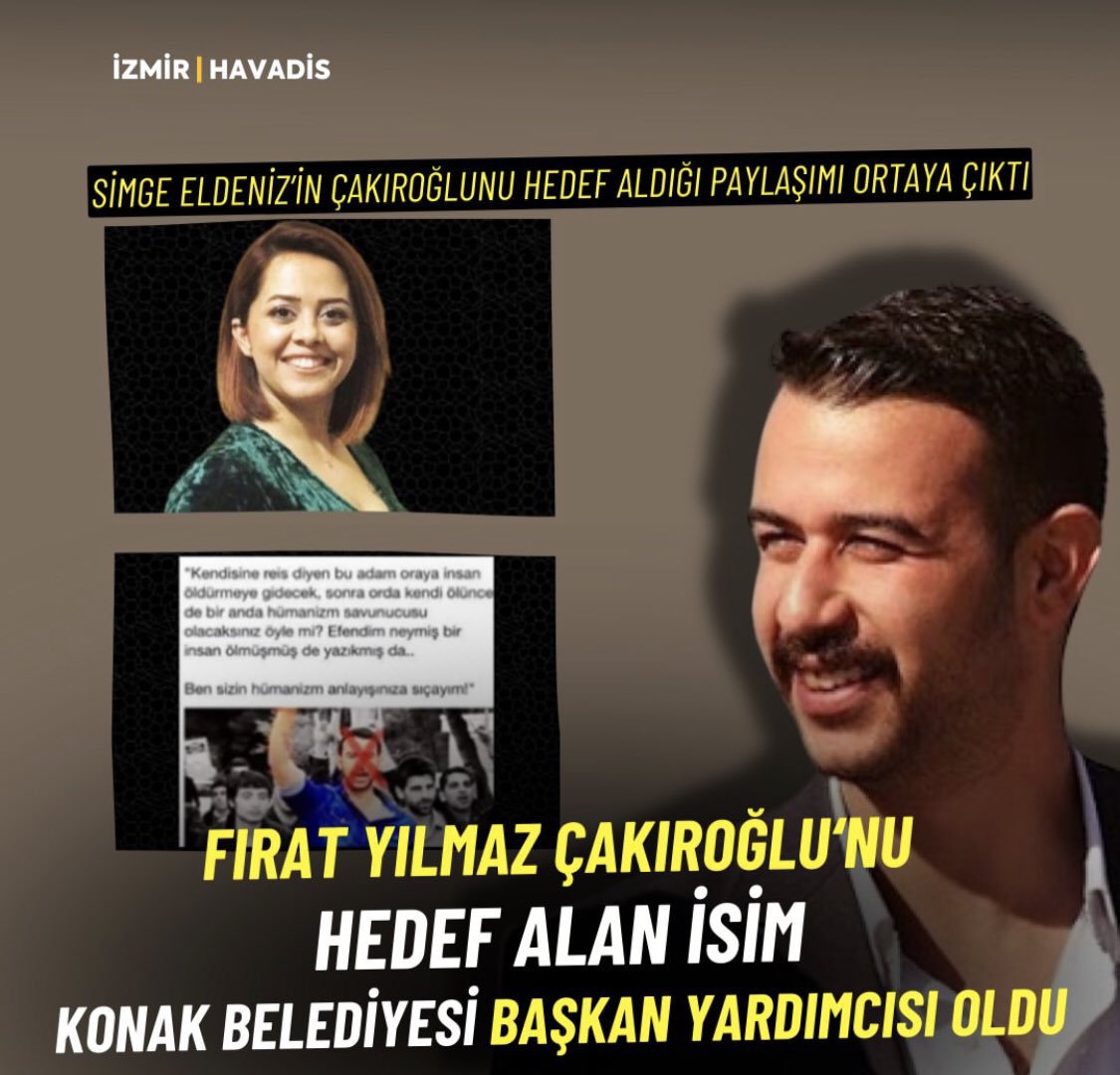 Buradan uyarıyorum haber doğruysa bu atamanın altında kalırsınız! İzmir sizin anlaşmalarınızın ödülü olarak Türk düşmanlarına peşkeş çekeceğiniz bir yer değildir. Antalya'da barınamamış Şişli'ye sürülmüş. Şişli'de barınamamış İzmir ile ödüllendirilmeye çalışılıyor! Bu iş artık…