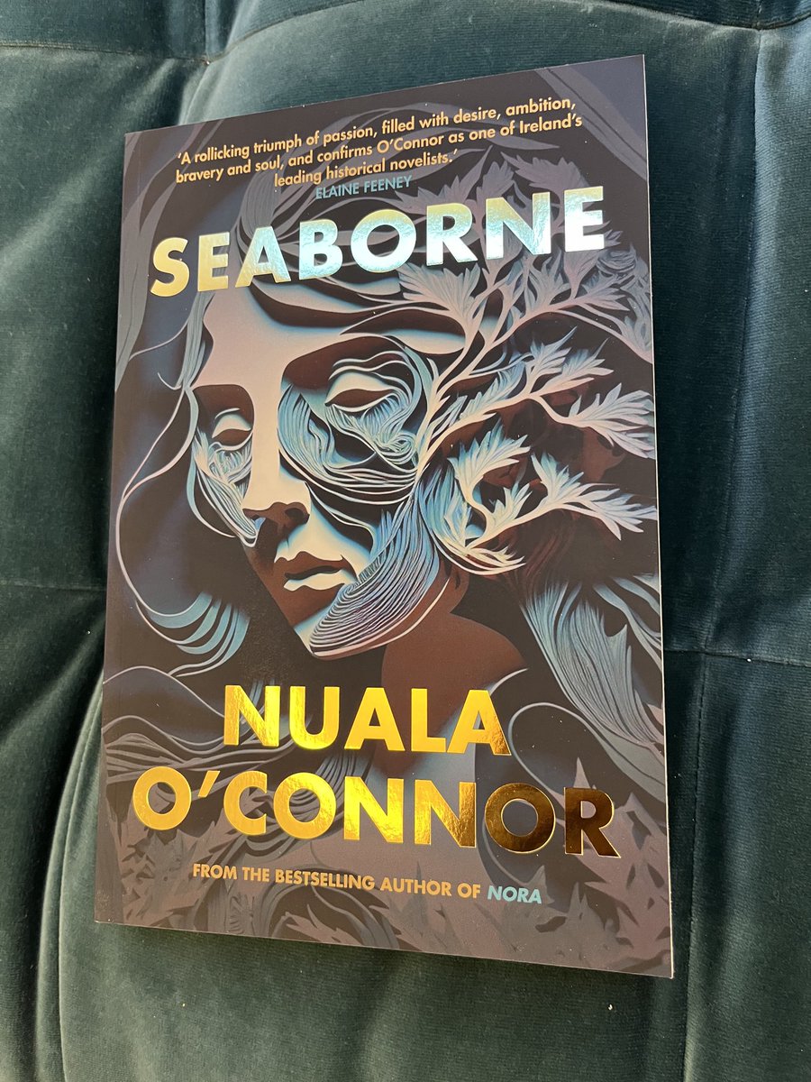 Never underestimate the power of gold foil. ⁦#Seaborne @NualaNiC⁩ ⁦@NewIslandBooks⁩ ⁦@unitedtalent⁩