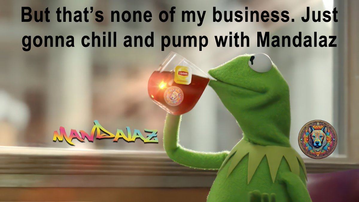mandalazsol's tweet photo. ππ« Dive into the Mandalaz Magic! πͺπ
Ever felt like the crypto world is just too much? Too fast, too furious? πͺοΈπ¨ Take a breath and join us at Mandalaz, where we believe in calmness over chaos! π§ββοΈπΏ
#MandalazToken #MemeCoinMagic #SmartTrading #CryptoHumor #CalmCrypto https://t.co/tz417zlJhI