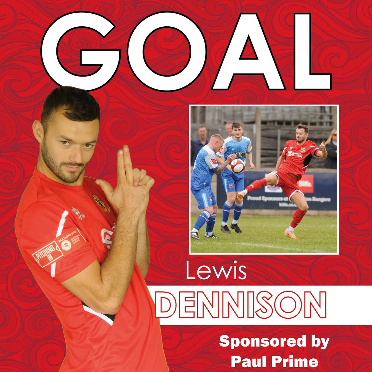 An absolutely sensational free kick from Dennison. In added time. Right into the top corner. ⚪️🟢 1-2 🔴🔴