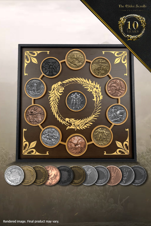 Celebrate ten years of ESO with the commemorative coin set, on pre-order now! Get yours here ➡️ gear.bethesda.net/?ref=bb-w4kjee