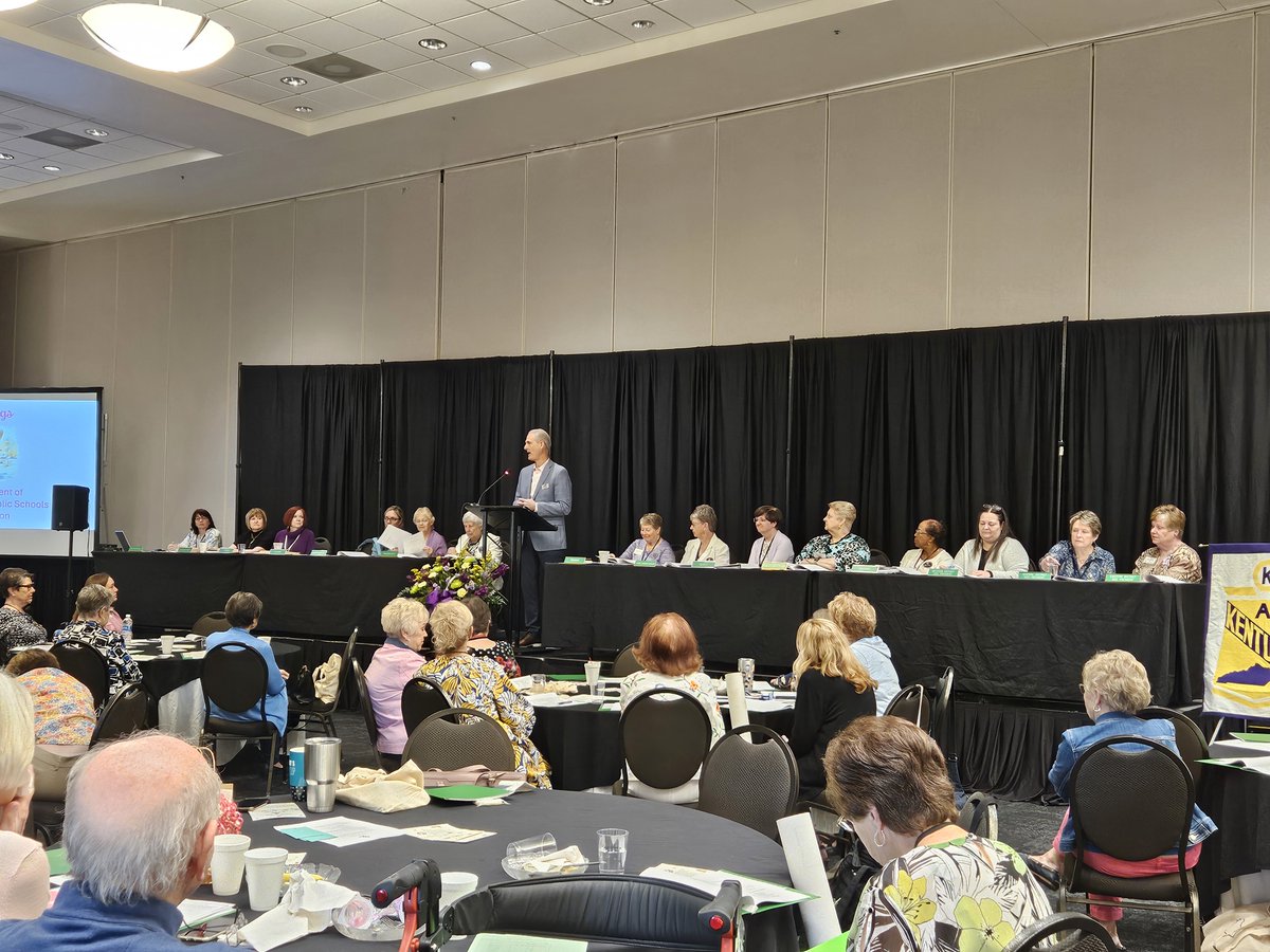 Superintendent Rob Clayton was honored to speak to the Alpha Delta Kappa teacher sorority members at their state meeting! #PreschooltoProfession #BigDistrictBigOpportunities