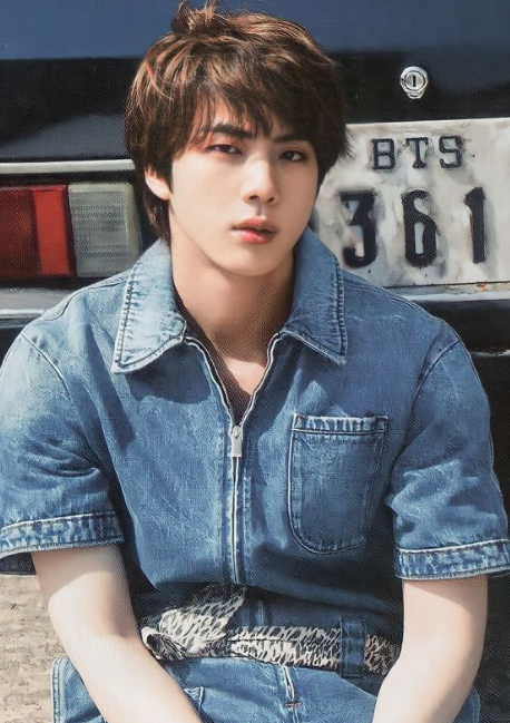 AboutMusicYT's tweet photo. BTS' Jin in 'Butter', 2021. https://t.co/PGFQKQnzPx