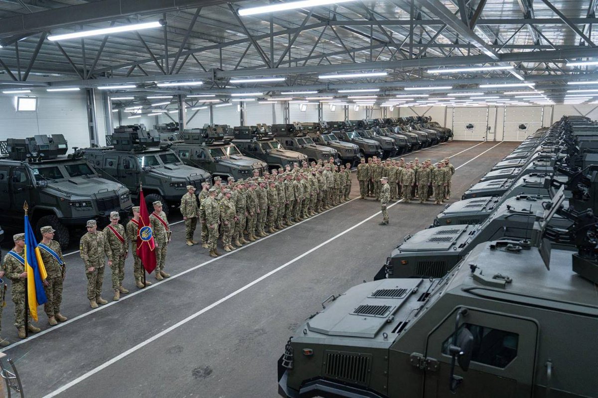 Transfer of 15 Kozak-2M1 and 25 Kozak-5 armored fighting vehicles to the ⚔️ 225th separate assault battalion Ukrainian-made equipment fully complies with NATO standards and has high anti-mine protection