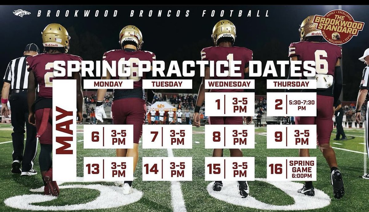 COACHES‼️ Spring ball is a week away, come check me and my teammates out! #FAMILY #recruitthewood @Bronco_Recruits @Bronco_Ftball