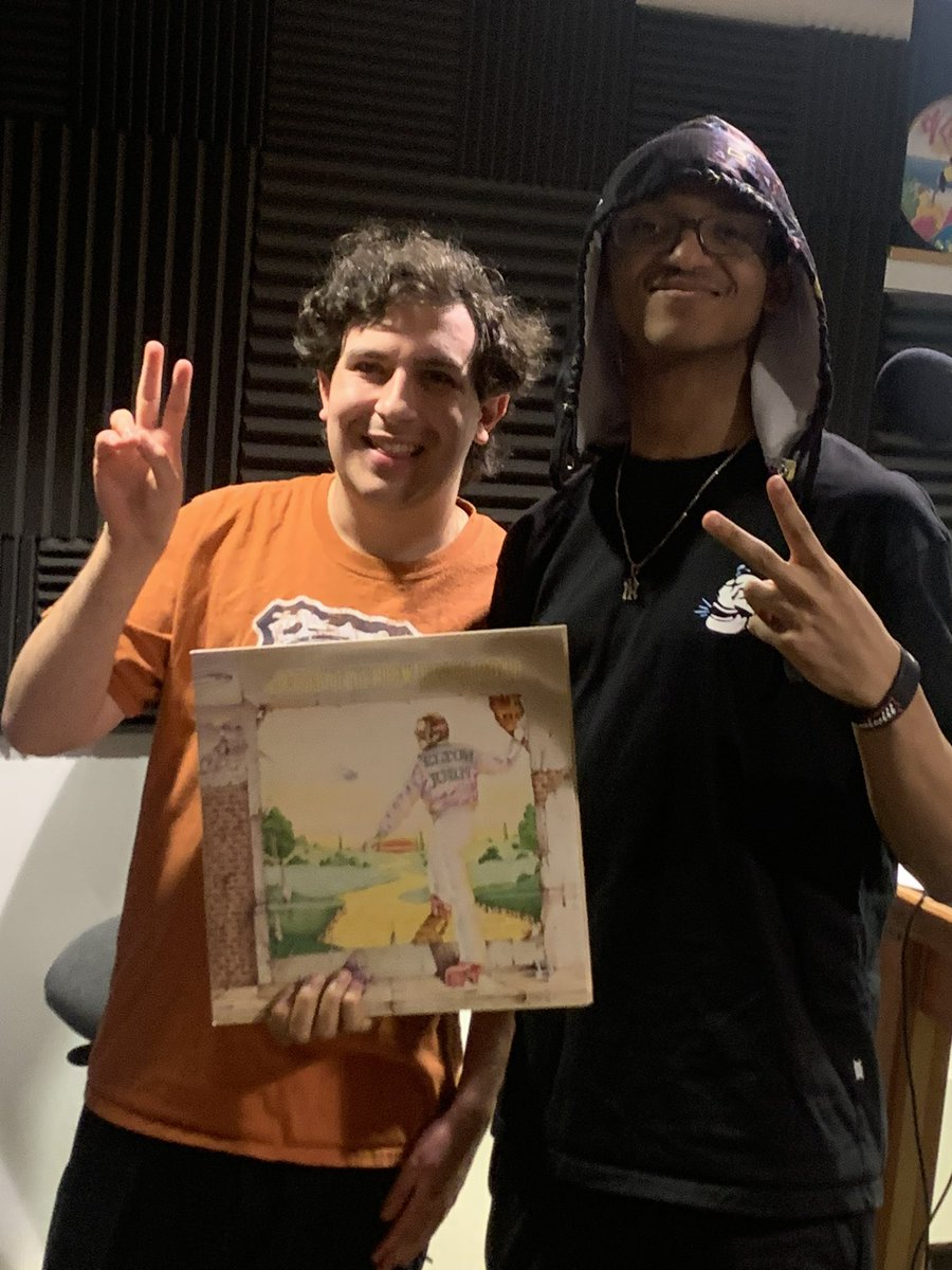 thefinnvt's tweet photo. Here are some of our DJ’s during Vinylthon 2024! As you can see they were having a blast doing Vinylthon for you all! #wlmc #collegeradio #vinylthon https://t.co/kW9LVQFwdp