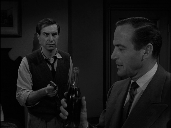 'I have come up with something that I think is a bizarre and novel method of execution. One designed to challenge your talents.' #S5E29 Twilight Zone's 'The Jeopardy Room' by Rod Serling stars Martin Landau and John van Dreelen.