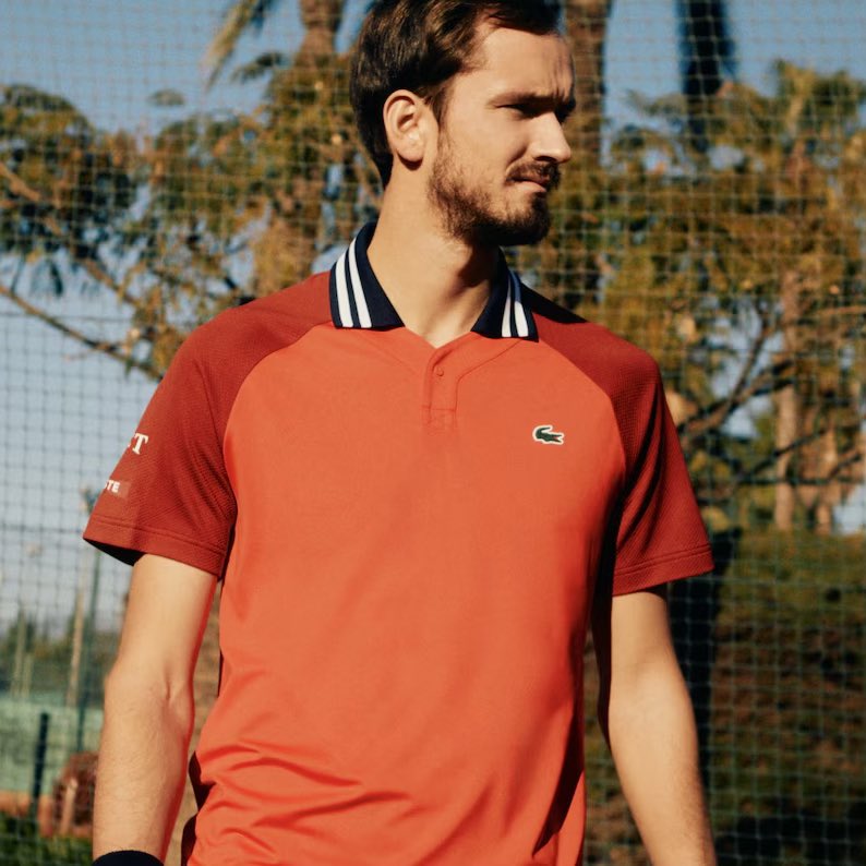 Clay Croco is ready! 🧡 @DaniilMedwed x @Lacoste 🐊