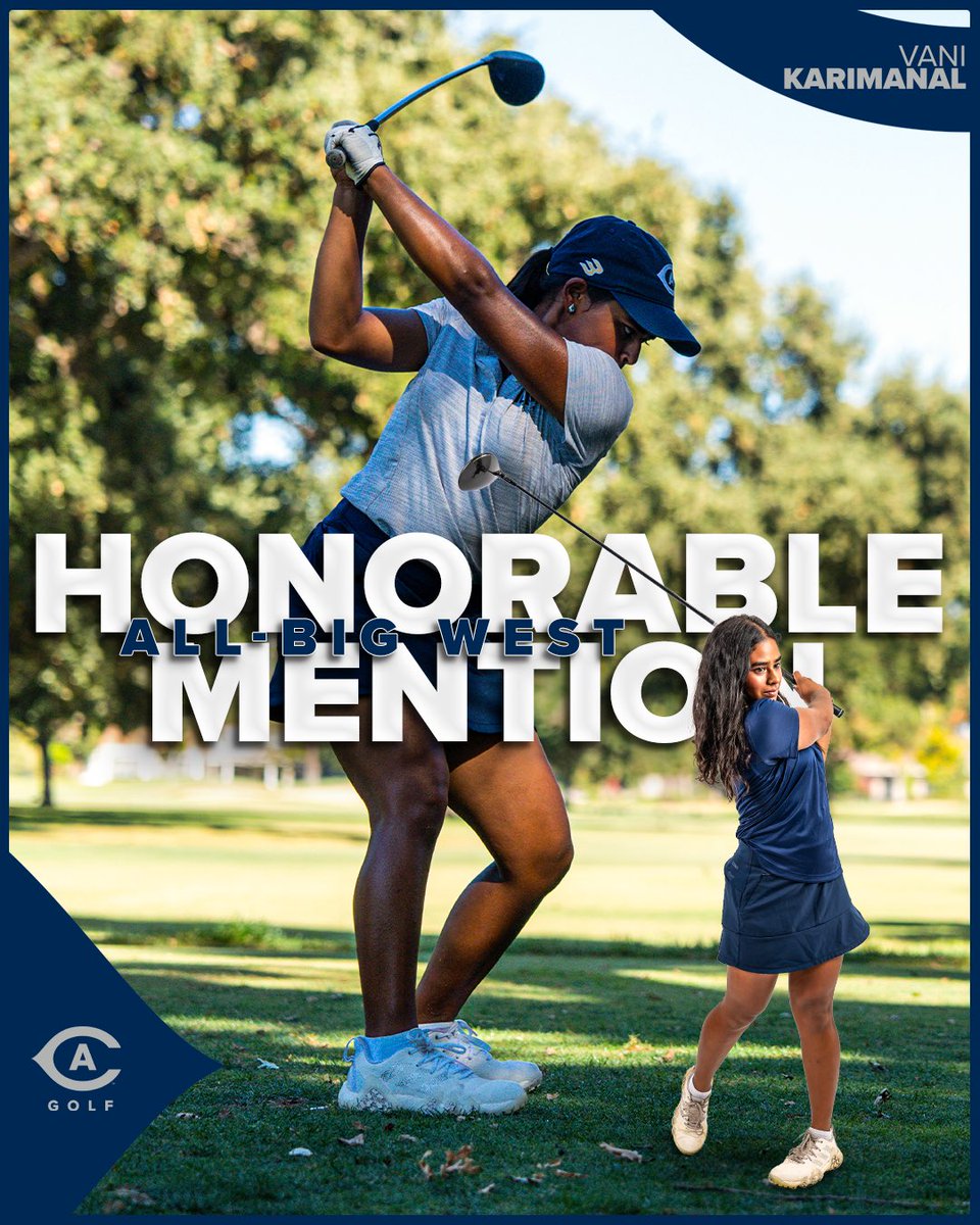 Honorable Mentions 🏅 Congrats to both Abby Leighton and Vani Karimanal on being recognized as Honorable Mentions by the Big West! #GoAgs | @ucdavisaggies