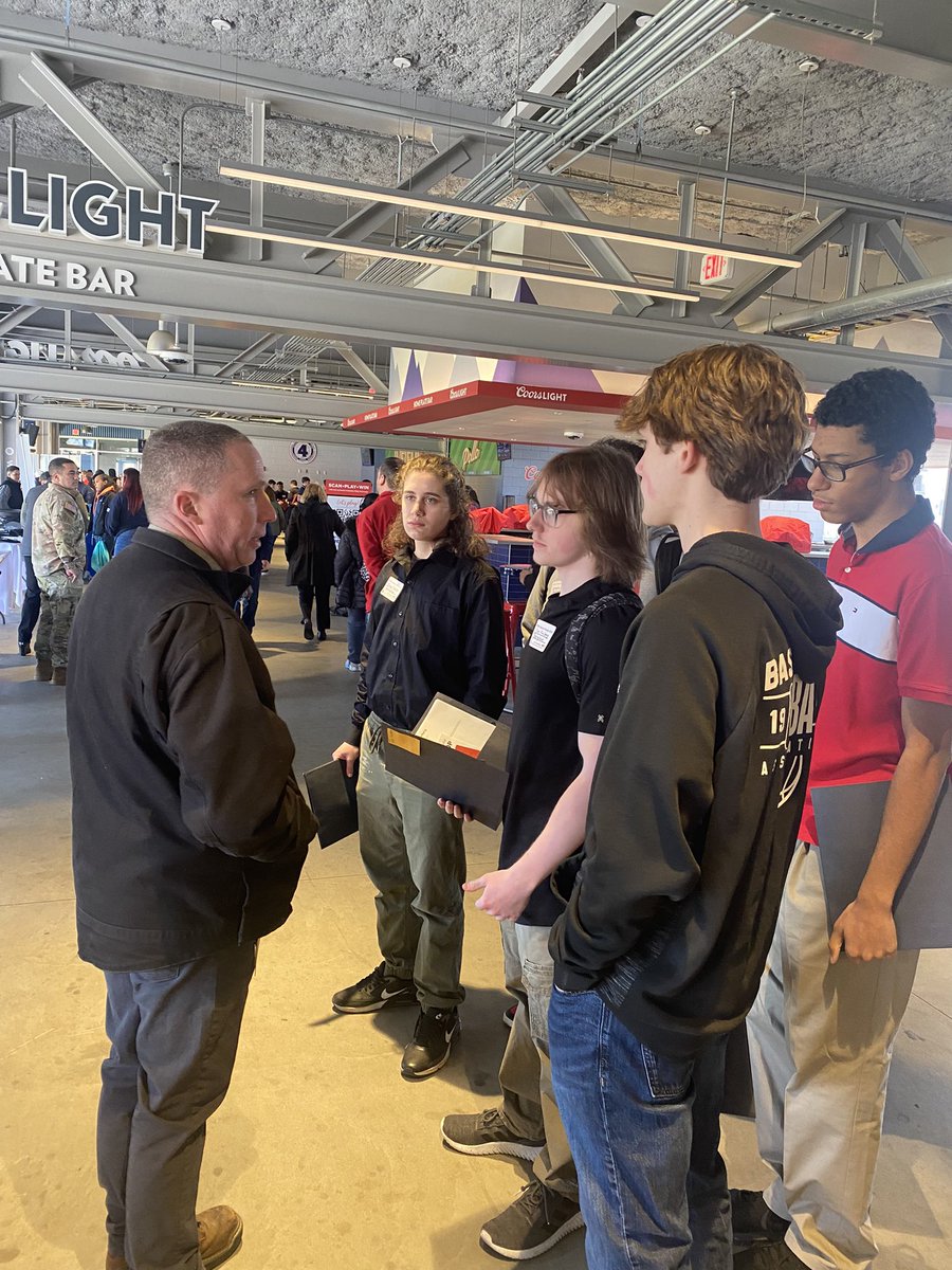 A great group of students participated in the Senior Scoop by <a href="/bv_hub/">Blackstone Valley Hub For Workforce Development</a> today at Polar Park. They networked with potential employers and attended info workshops for jobs in today’s climate. <a href="/pmaranoBPSD/">BPSD</a> <a href="/meglafayette/">Megan Lafayette</a>