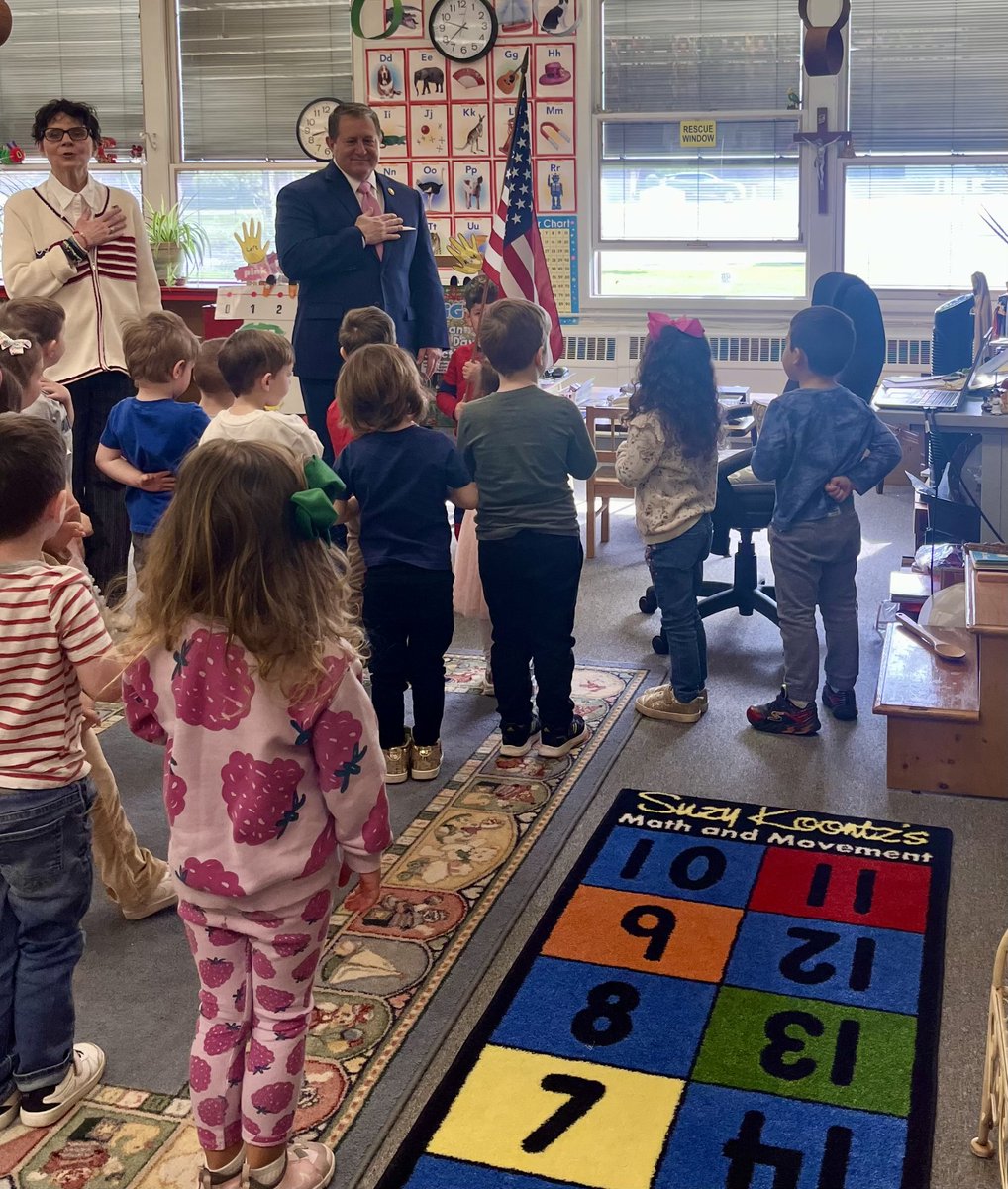 I joined my grandson Gabriel's pre-K class this morning to share some facts about my work and responsibilities as a community leader. It is for this next generation that I am inspired to work every day to create hope, opportunity, and a brighter future in America.