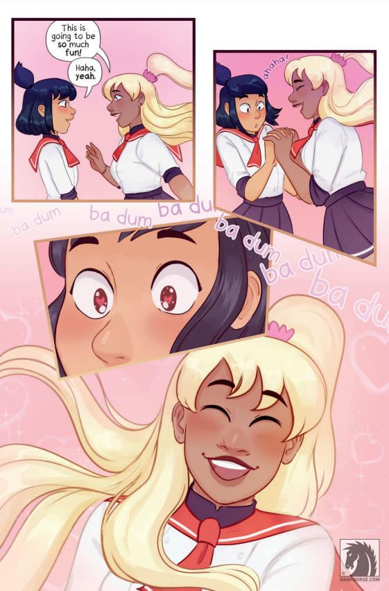 so it's #lesbianvisibilityweek did you know that i have a cute book about magical lesbians who cook called Basil and Oregano and it's in stores now???👀 