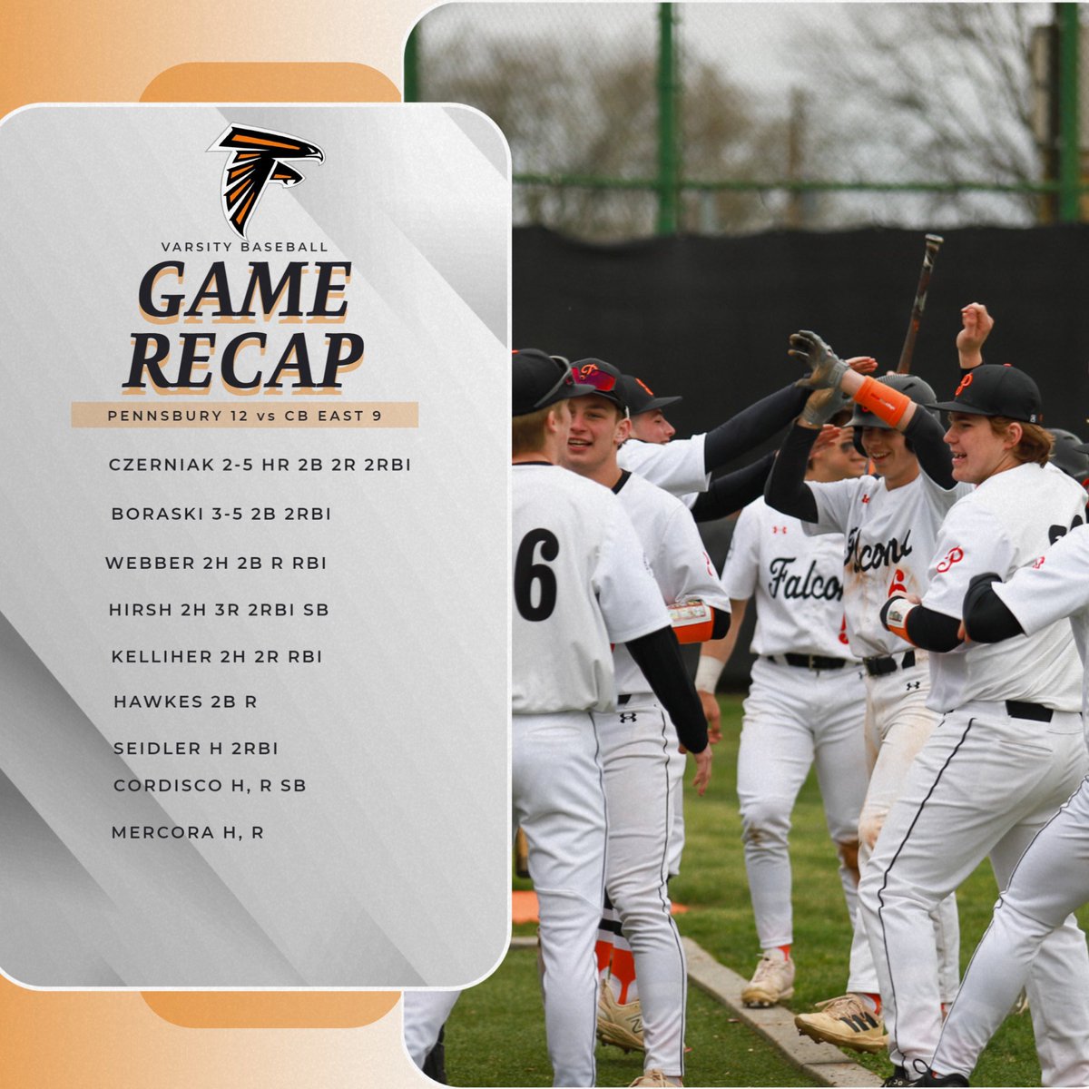 Recap from @PSD_Baseball 's thrilling win against CB East yesterday! Post credit to Keira L