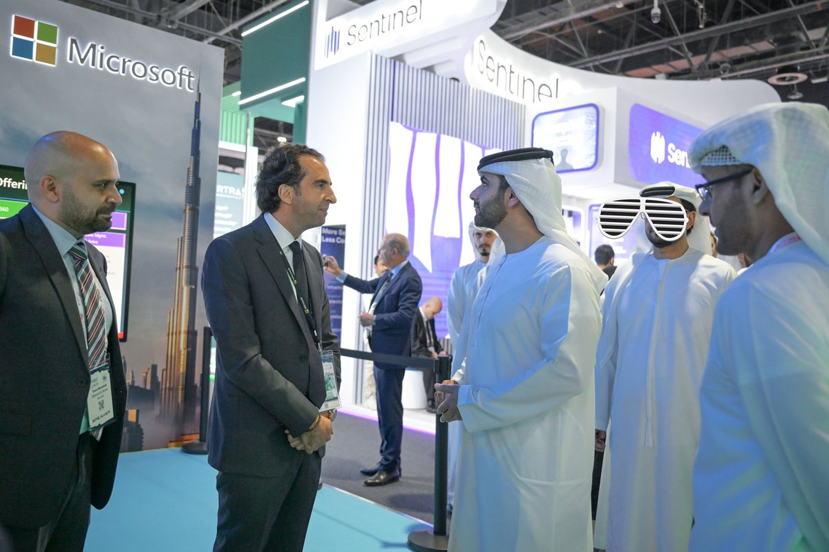 Today @sheikhmansoor bin Mohammed opens GISEC Global 2024 at Dubai World Trade Centre.

Middle East and Africa’s largest cyber security event opens with record 50% year-on-year growth in exhibitor numbers in its 13th edition.  

#Dubai  #DubNation